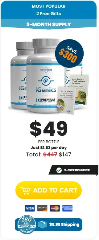 iGenics 3 bottle price